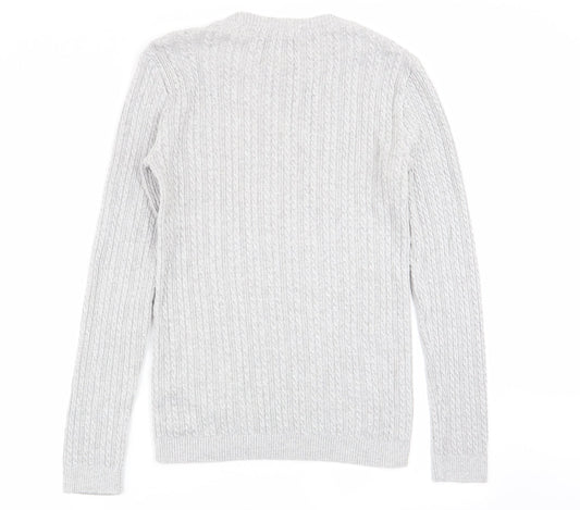 ASOS Mens Grey Pullover Jumper Size S