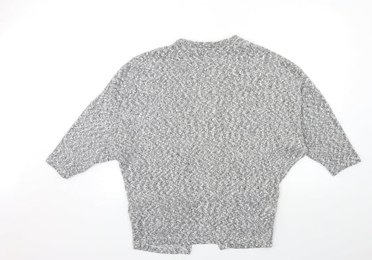 Womens UK Size XS Atmosphere Grey Cardigan Jumper