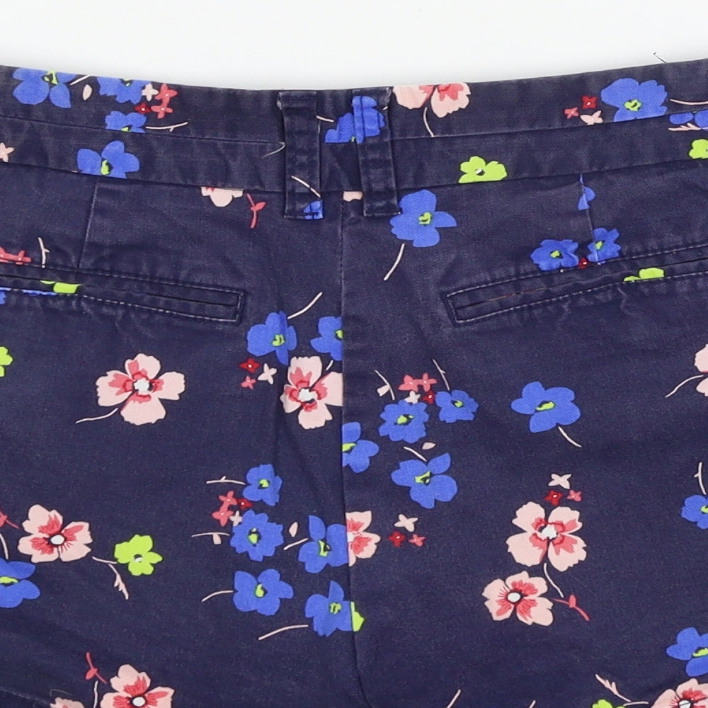 Gap Womens Blue Floral Sailor Shorts Size 28 in