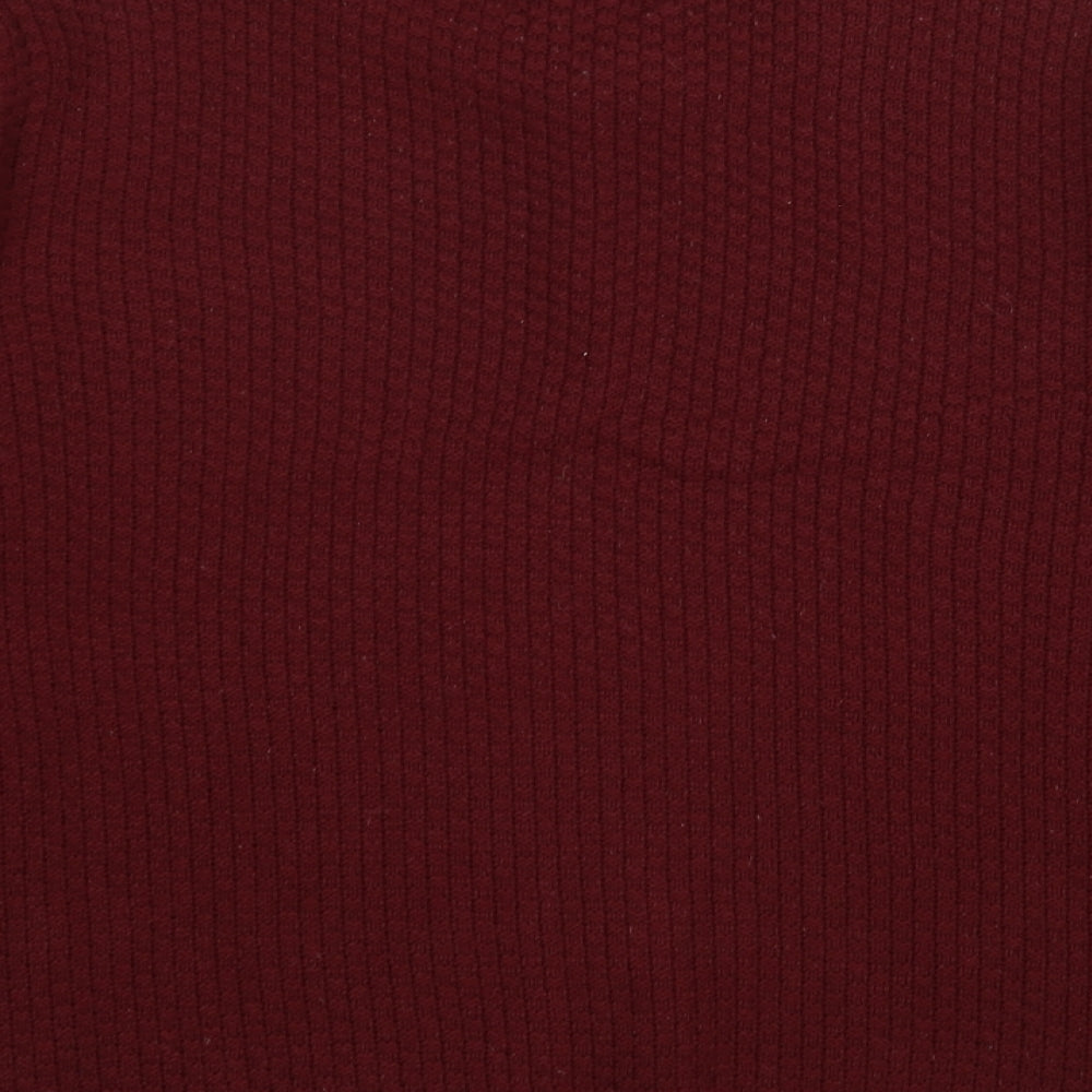 Mens UK Size L Burton Red Pullover Sweatshirt