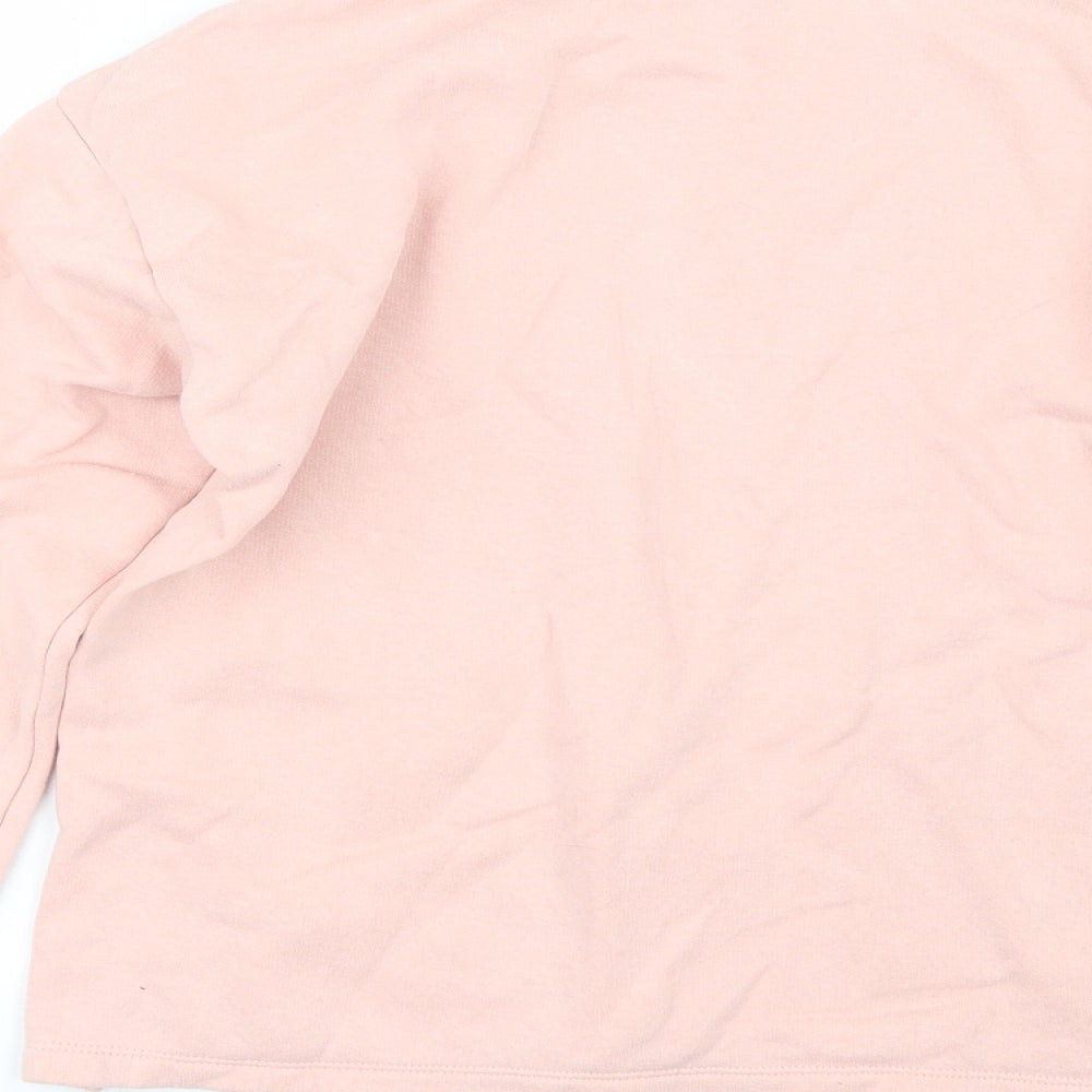 H&M Girls Pink Pullover Sweatshirt Size 13-14 Years