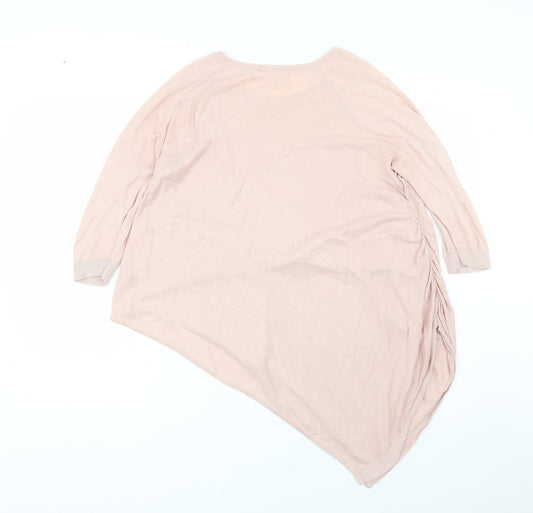 Womens UK Size 8 NEXT Pink Pullover Jumper
