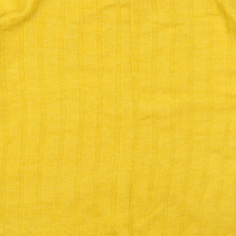 F&F Womens Yellow Pullover Jumper Size 10
