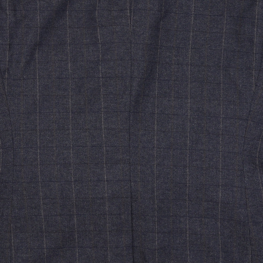 F&F Mens Blue Striped  Jacket Blazer Size L