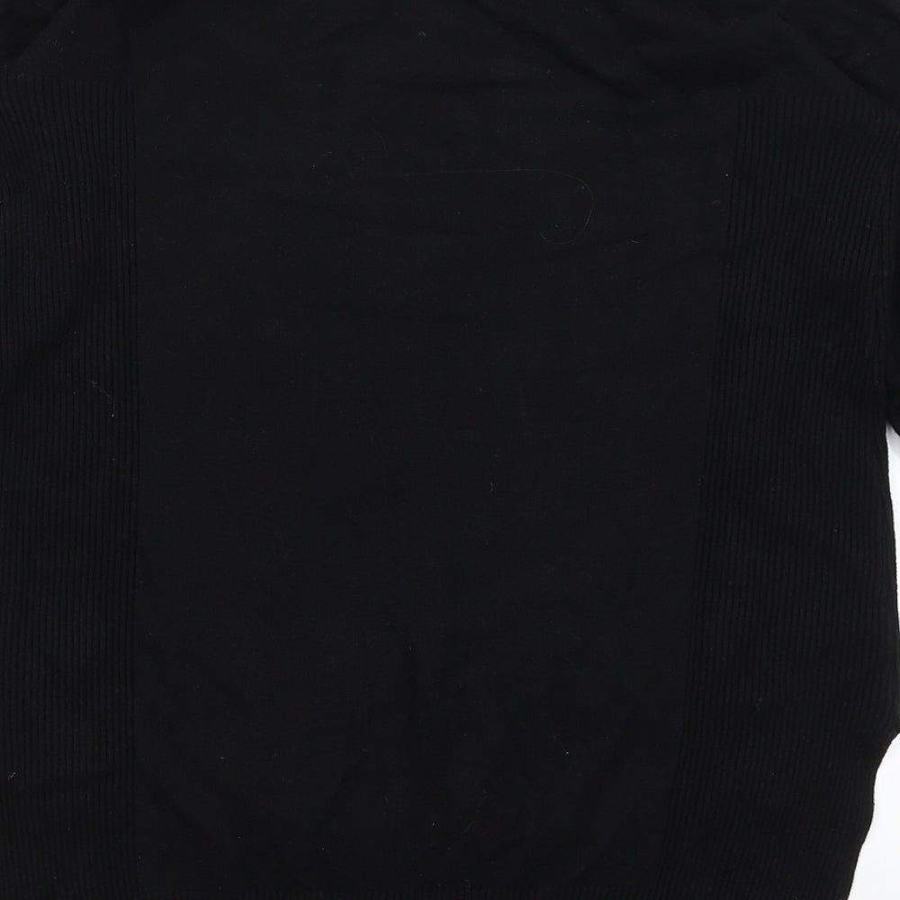 Womens UK Size M Preworn Black Pullover Jumper