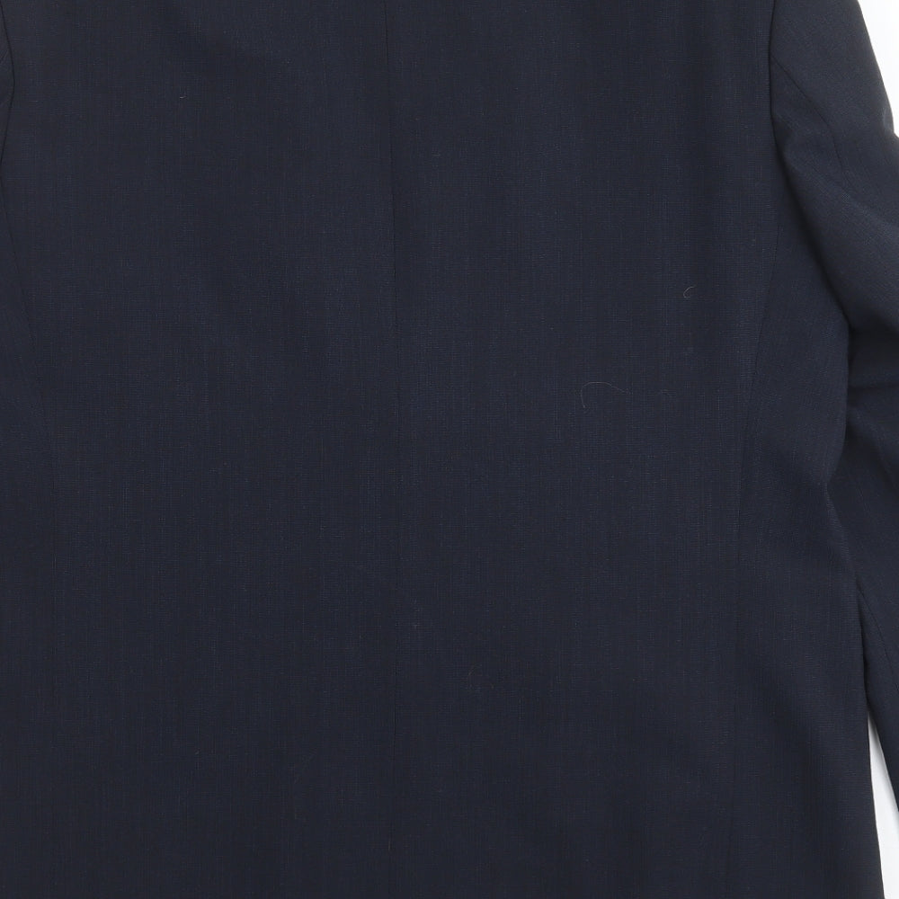 Mens UK Size 42 Marks and Spencer Regular Blue Suit Jacket