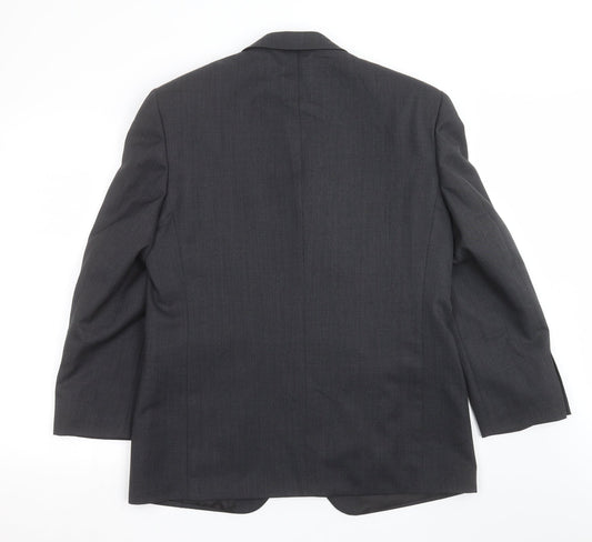 Burton Mens Grey Jacket Suit Jacket Size 40