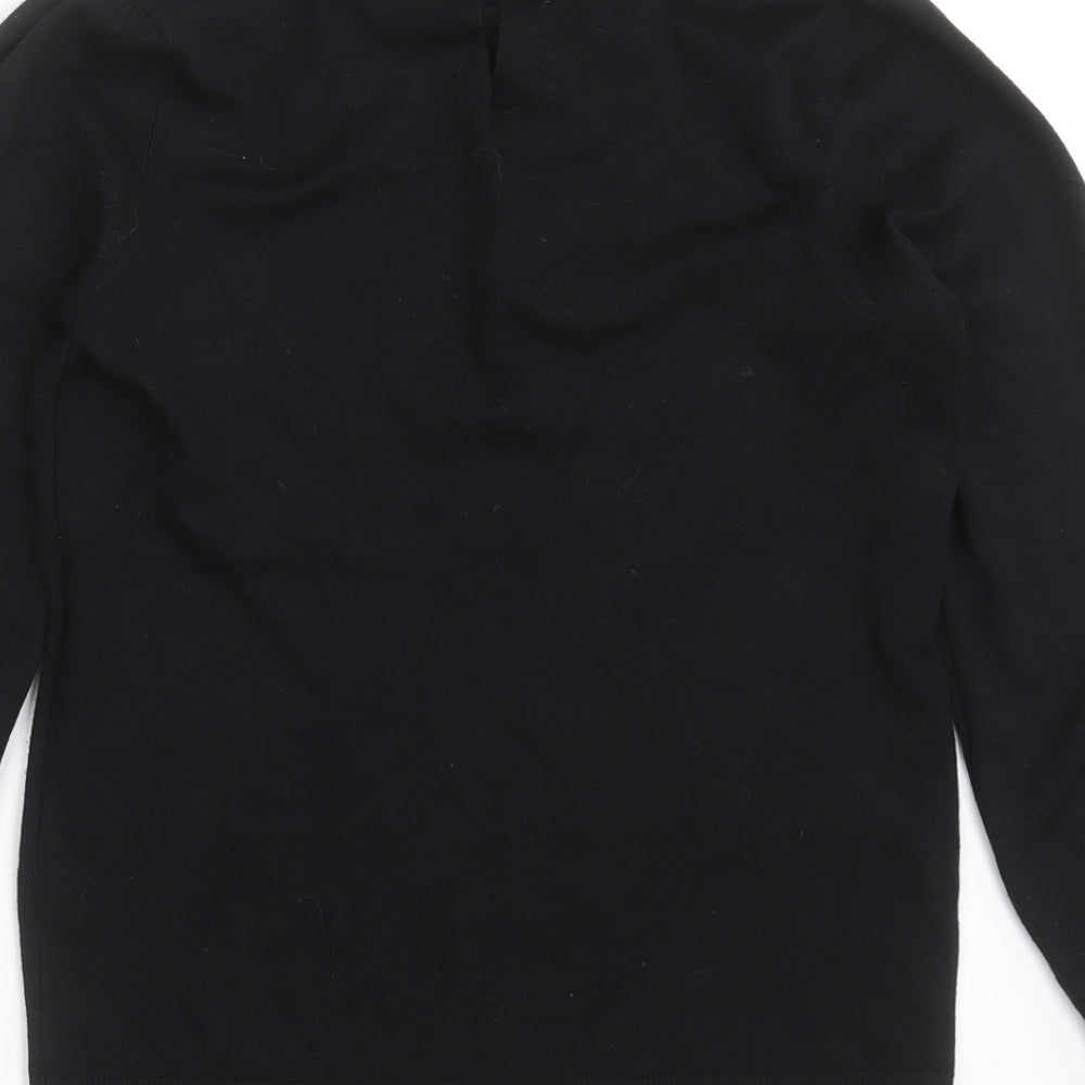 Womens UK Size 8 Papaya Black Pullover Jumper