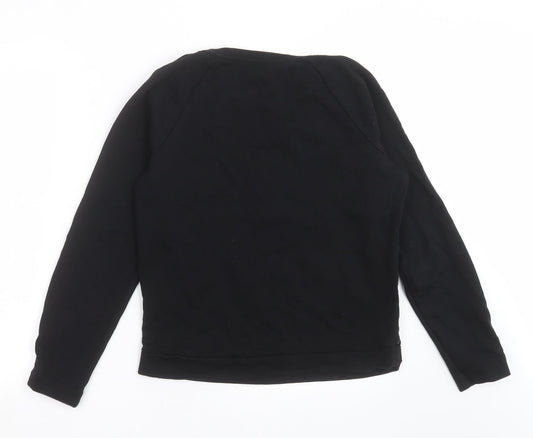 Womens UK Size 10 NEXT Black Pullover Sweatshirt