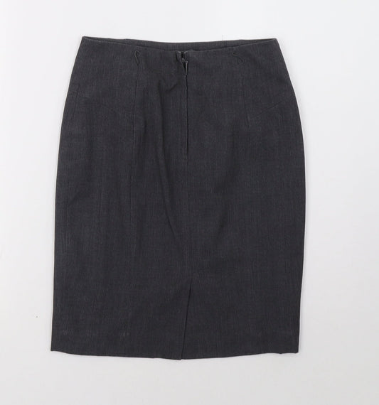 H&M Womens Grey A-Line Size 6