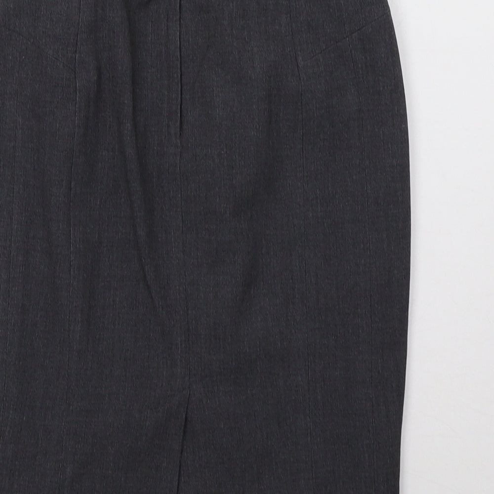 Brand and care label for H&M women’s grey a-line, size UK 6