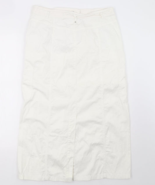 Gerry Weber Womens White   A-Line Skirt Size 14