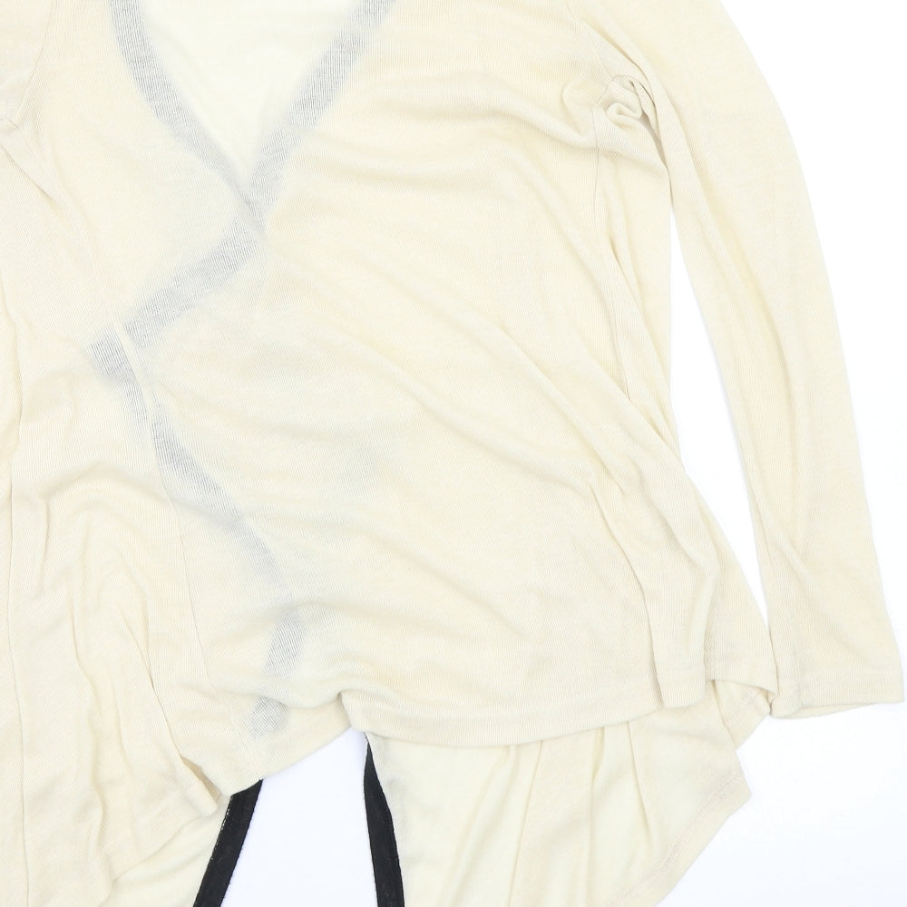 Womens UK Size S Zanzea Beige Cardigan Jumper