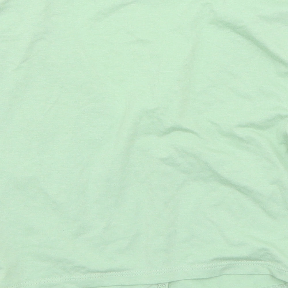 SheIn Womens Green Basic T-Shirt Size XS