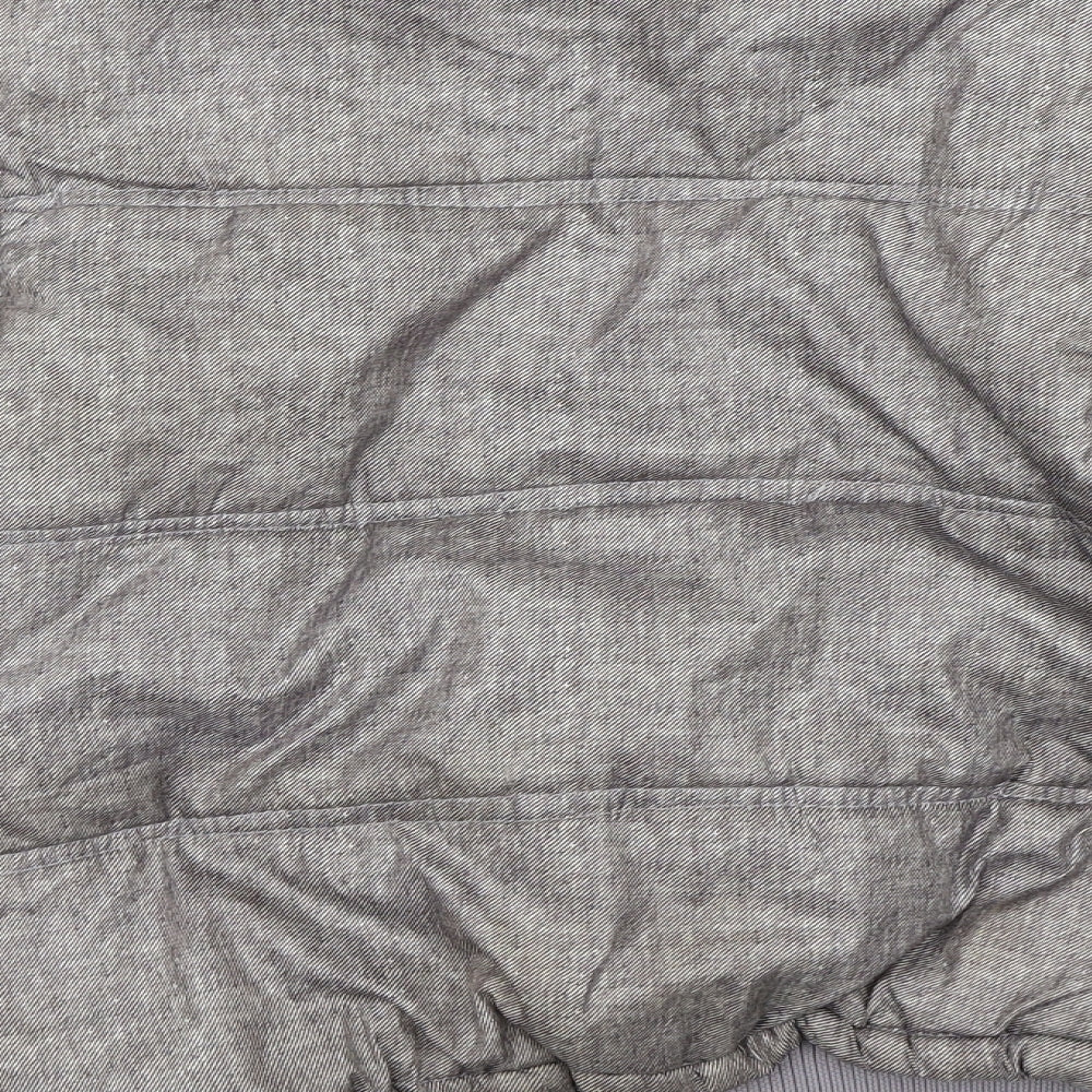 Exit Womens Grey Puffer Jacket Coat Size 8