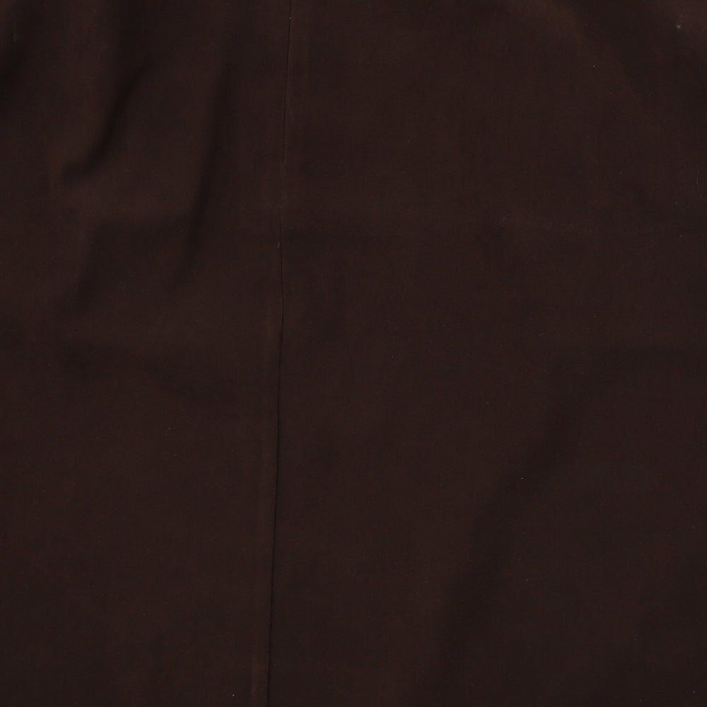 Berkertex Womens Brown A-Line Skirt Size 34 in
