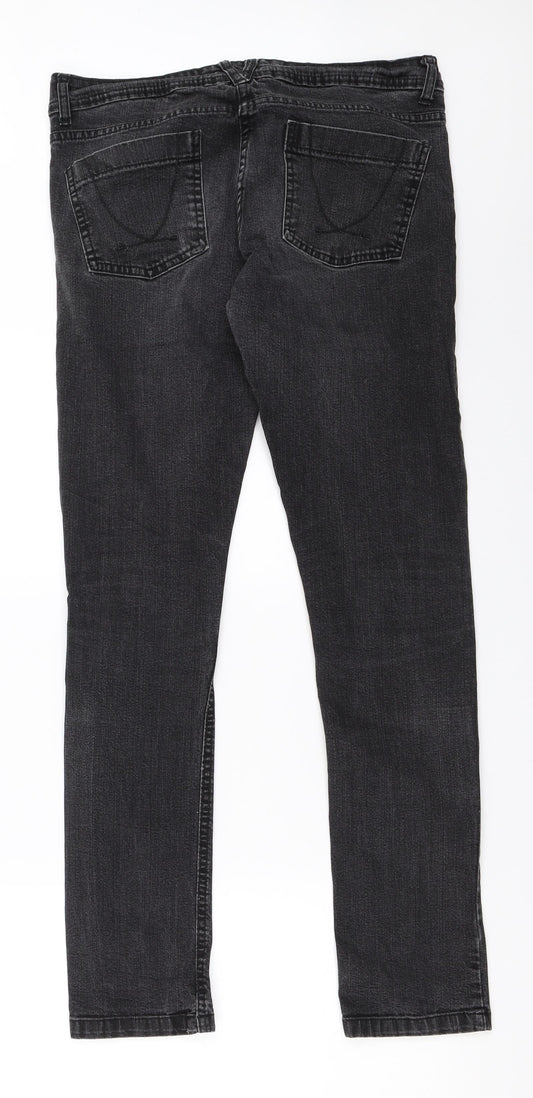 Primark Womens Black Skinny Jeans Size 10 L30 in