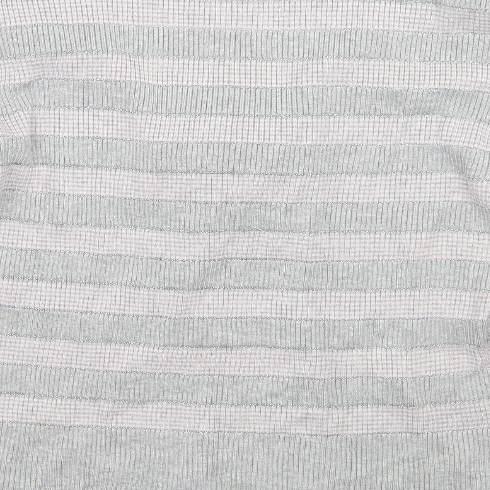 Kaliko Womens Grey Striped Pullover Jumper Size 16