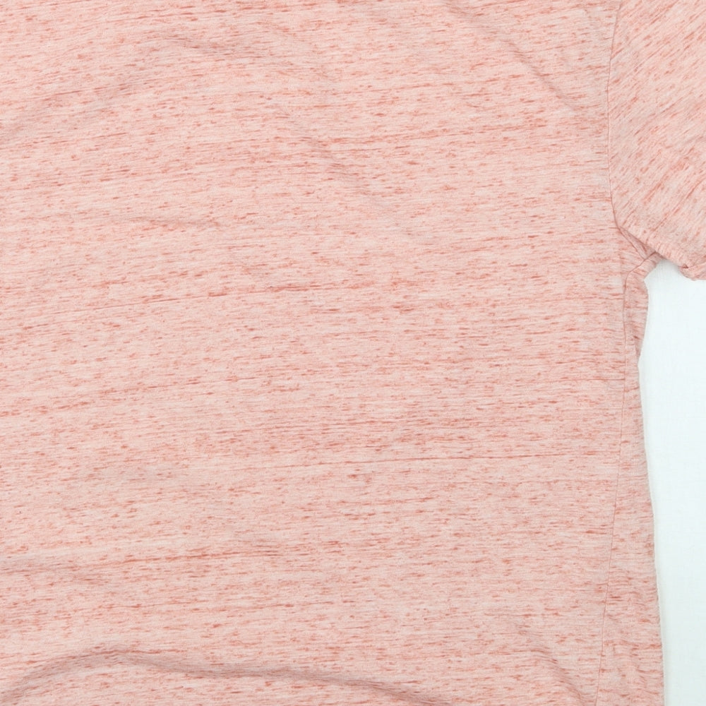 Cedar Wood State Womens Pink Basic T-Shirt Size M