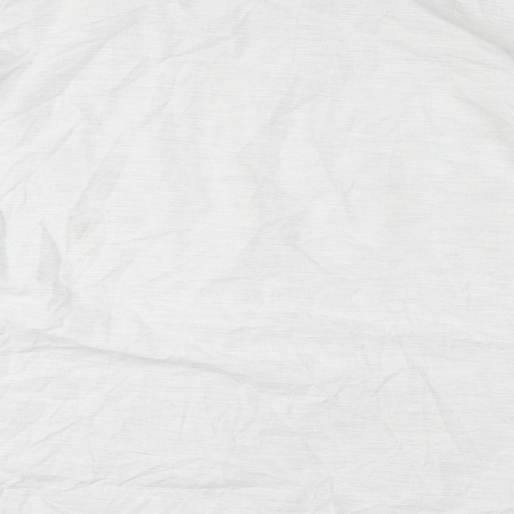 George Mens Grey Button-Up Size XL