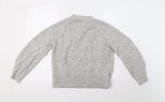 Womens UK Size M M&S Grey Pullover Jumper