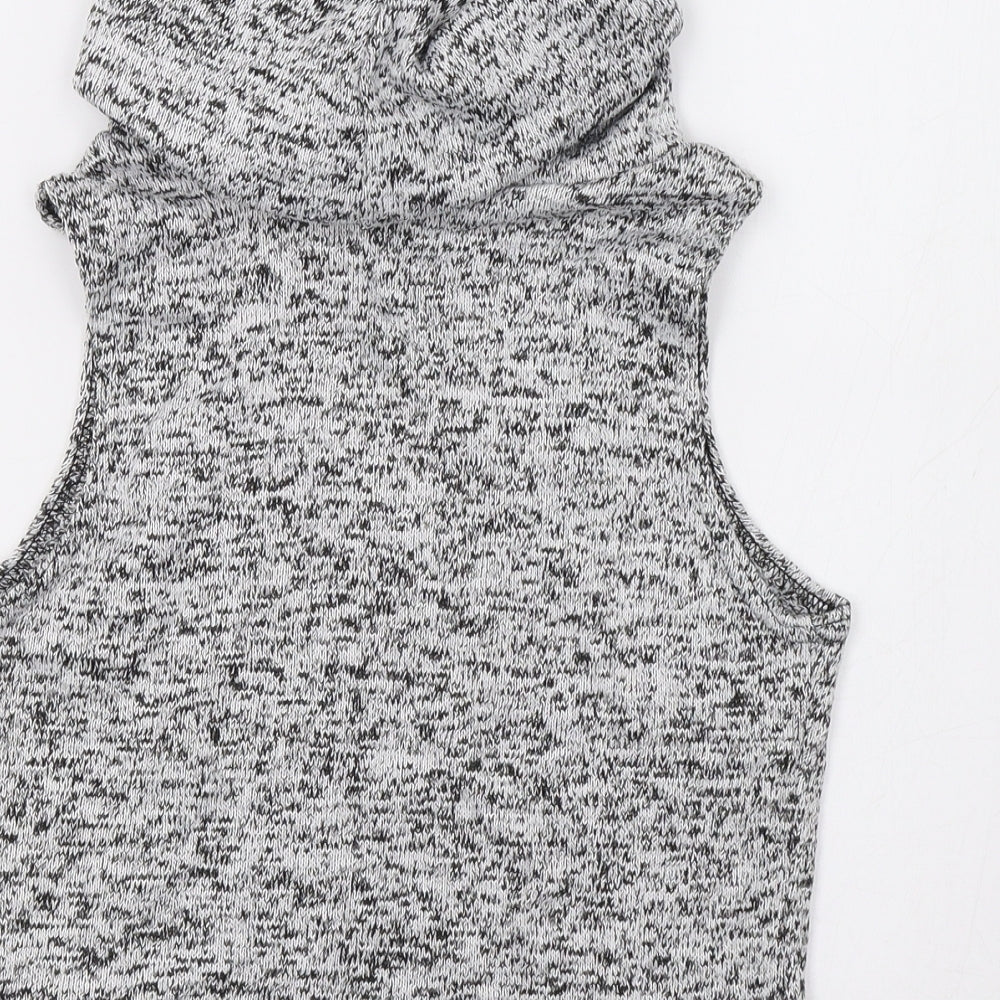Womens UK Size S New Look Grey Pullover Jumper