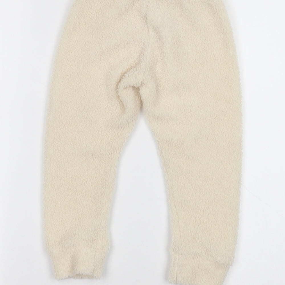 Duke & Doll Girls White Sweatpants Trousers Size 3-4 Years