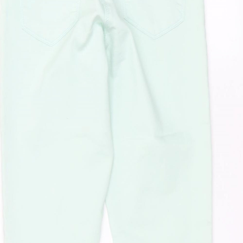 Womens UK Size 12 Papaya Regular Fit Skinny Green Jeans