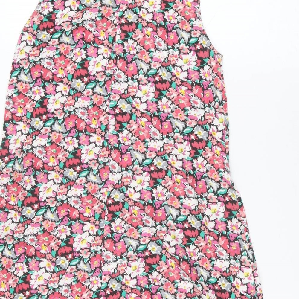 Atmosphere Womens Pink Floral Basic Blouse Size 12