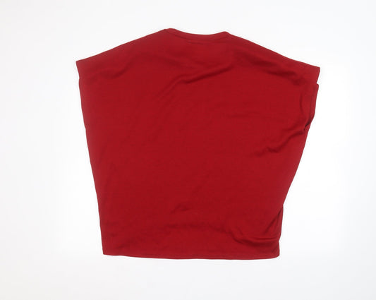 Quiz Womens Red Basic T-Shirt Size S
