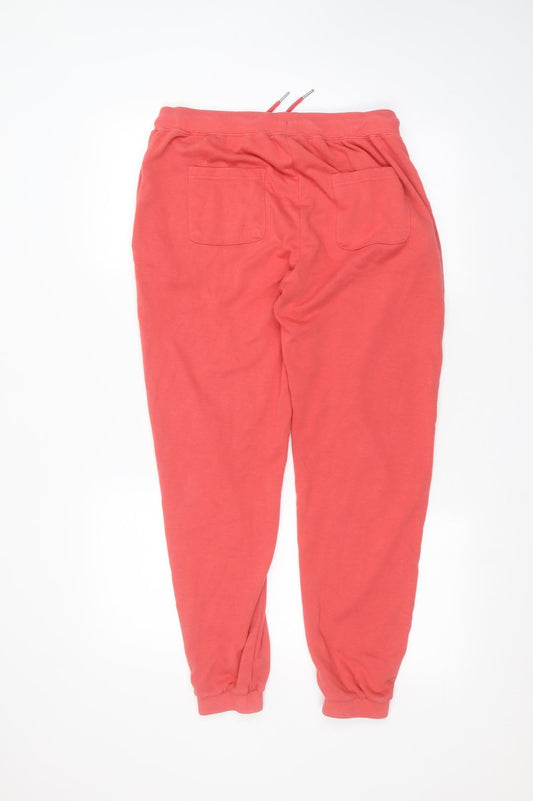 Cotton Traders Womens Orange Sweatpants Trousers Size 10 L26 in