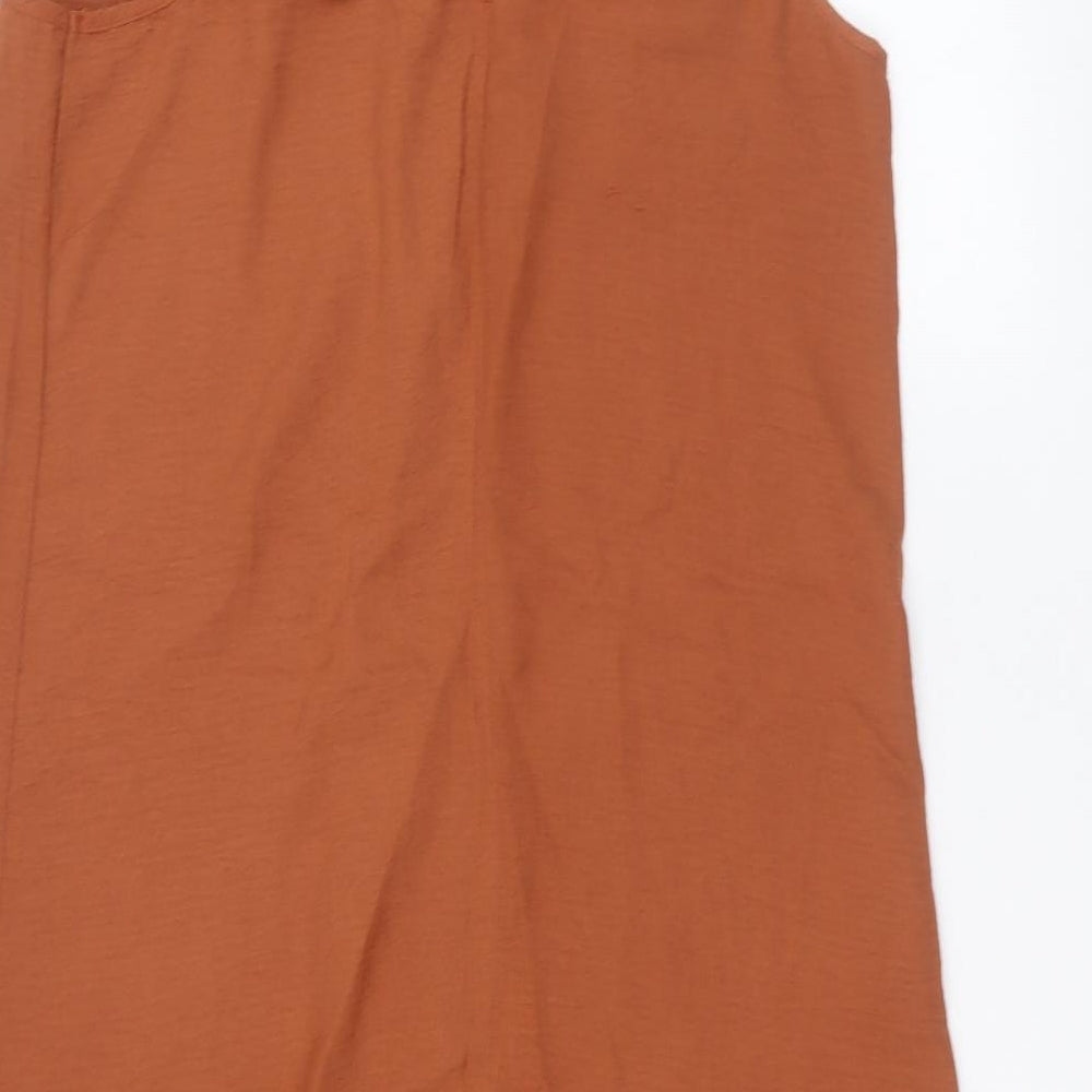 Primark Womens Brown Basic T-Shirt Size 14