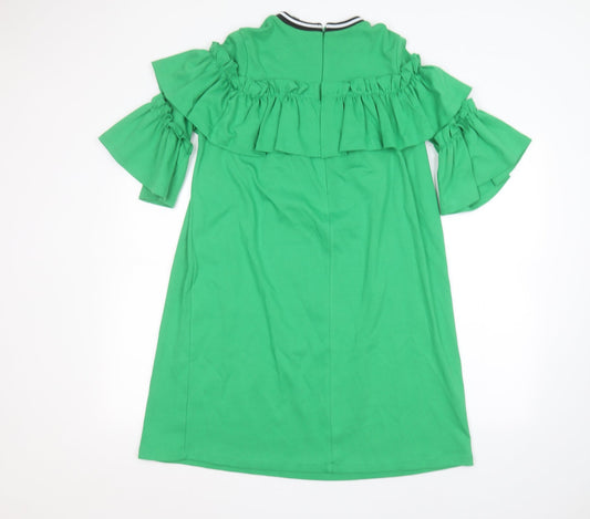 ASOS Womens Green A-Line Size 4