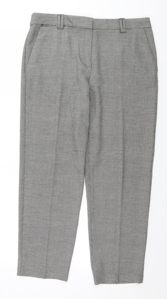 Womens UK Size 12 Marks and Spencer Regular Fit Grey Trousers