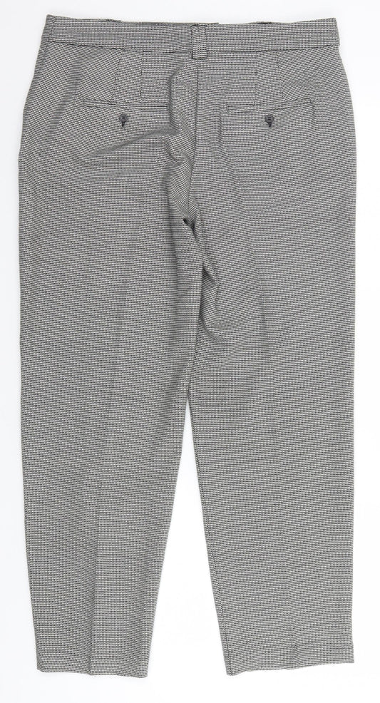 Womens UK Size 12 Marks and Spencer Regular Fit Grey Trousers