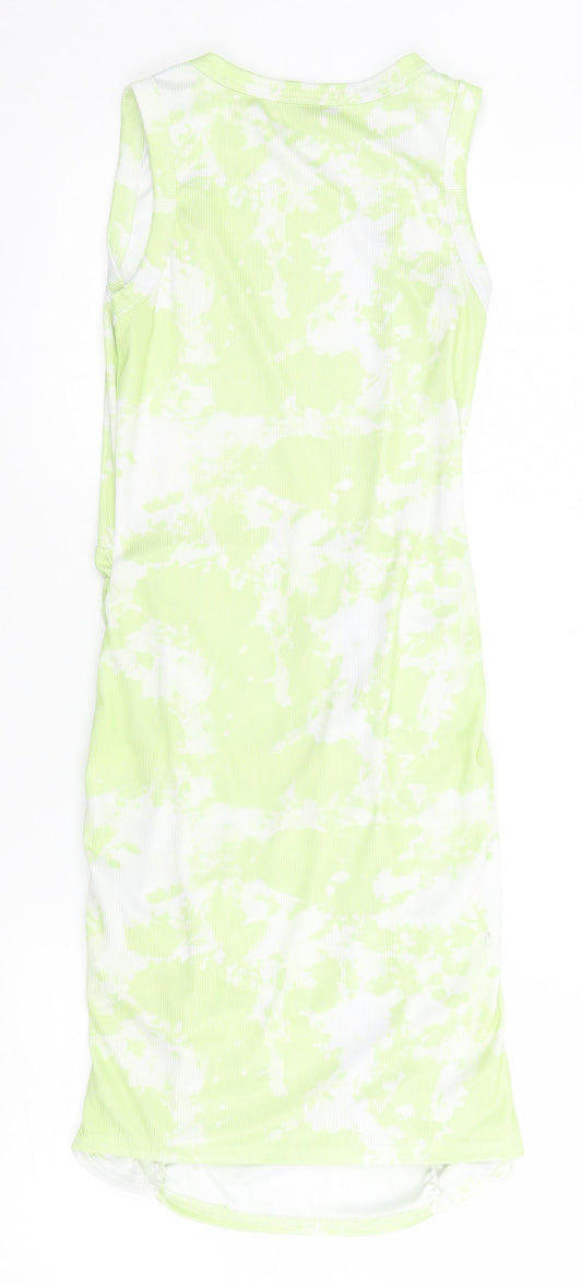 PRETTYLITTLETHING Womens Yellow Pencil Dress Size 8