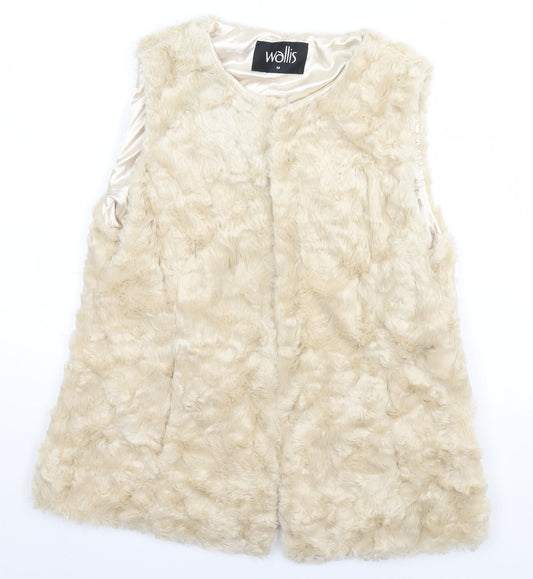 Womens UK Size M Wallis Beige Jacket