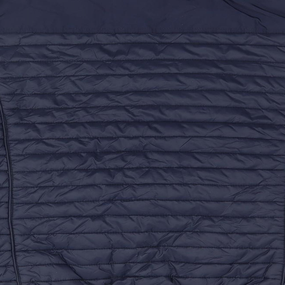 Mens UK Size Preworn Blue Puffer Jacket