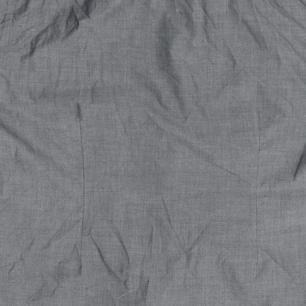 George Mens Grey Button-Up Size 16