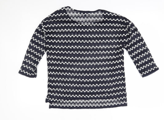 Womens UK Size 10 NEXT Blue Pullover Jumper