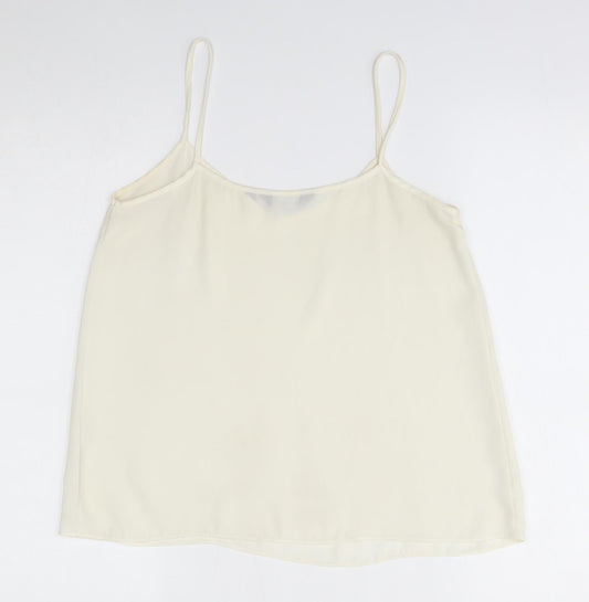 Womens UK Size 8 New Look Ivory Camisole Blouse