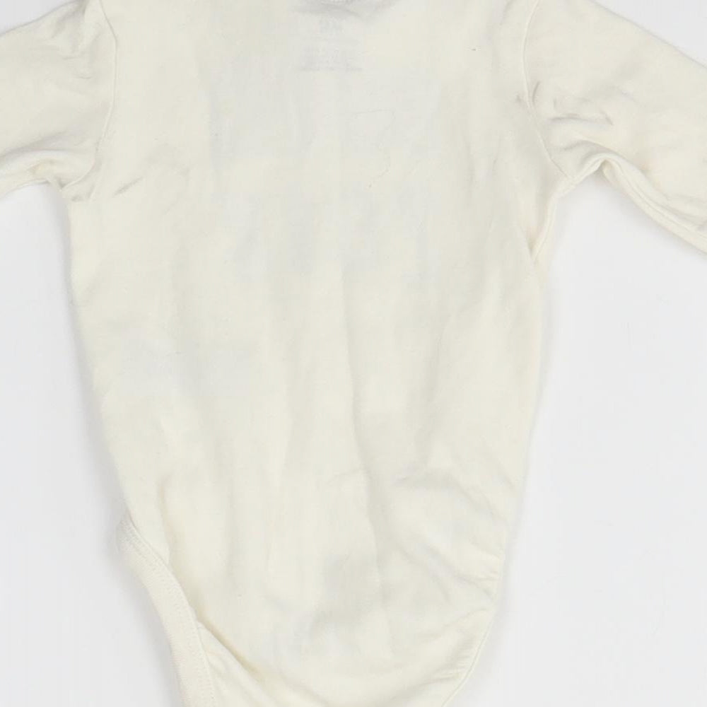 H&M Baby Ivory Babygrow One-Piece Size 3-6 Months - 2-4 Months