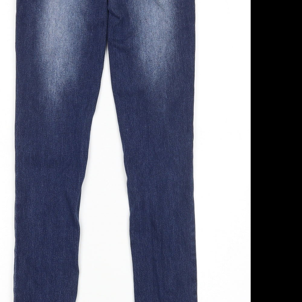 Denim Co Womens Blue Skinny Jeans Size 6 L28 in