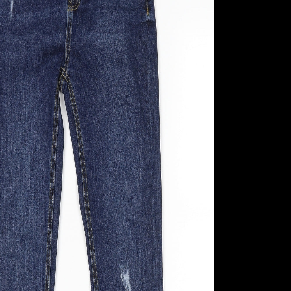 Denim Co Womens Blue Skinny Jeans Size 6 L27 in