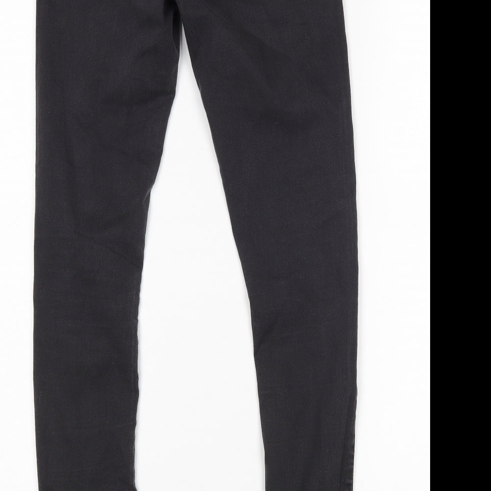 Topshop Womens Black Skinny Jeans Size 26 L32 in