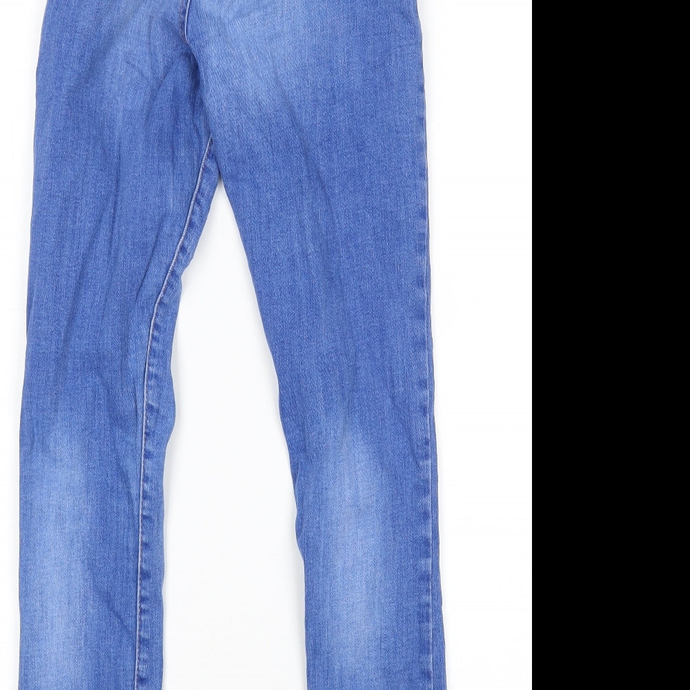Denim CO Womens Blue Skinny Jeans Size 4 L27 in
