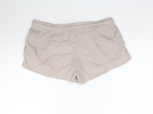 Primark Womens Beige Sweat Shorts Size L