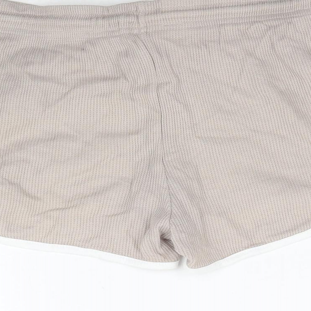 Primark Womens Beige Sweat Shorts Size L