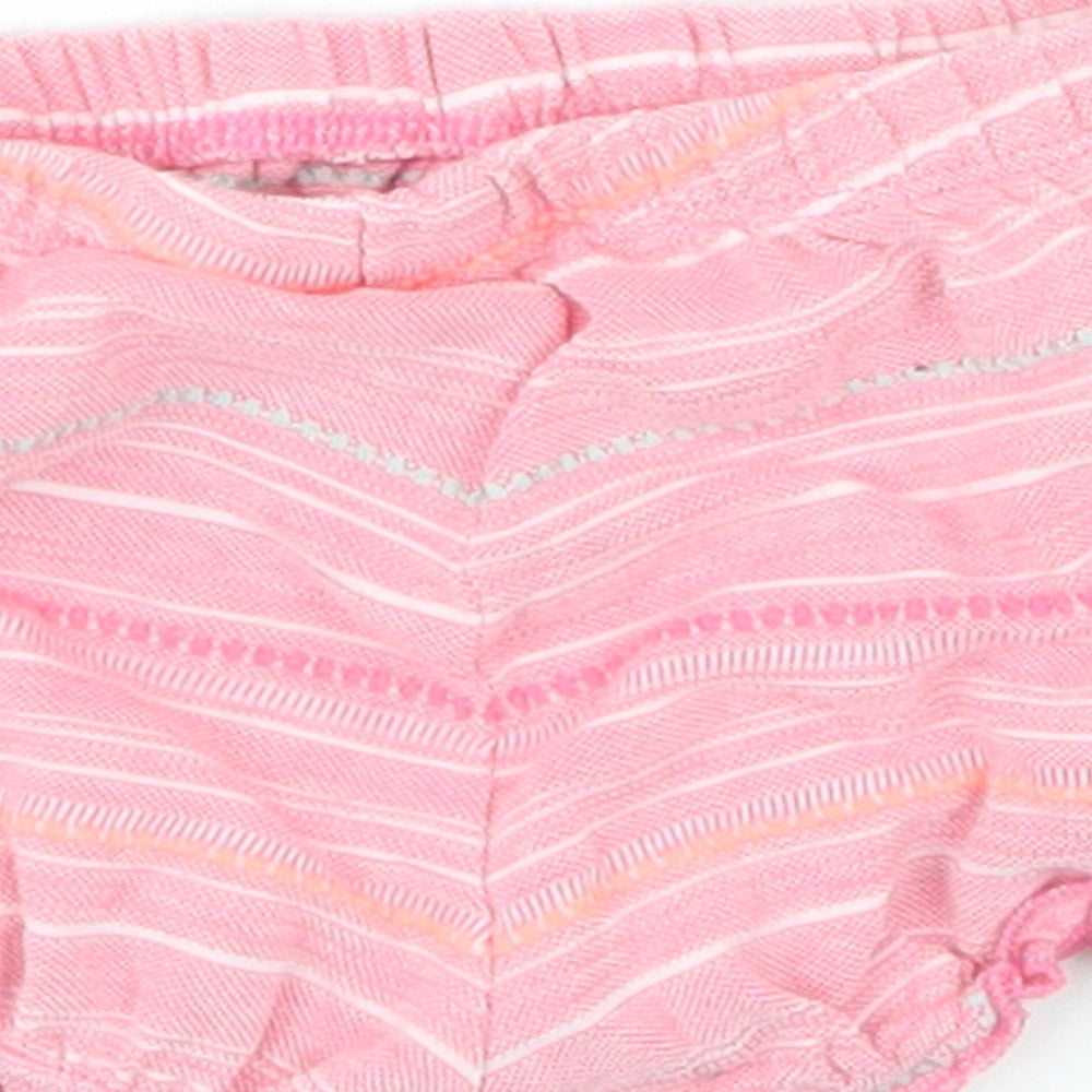 H&M Girls Pink Cropped Trousers Size 12 Months