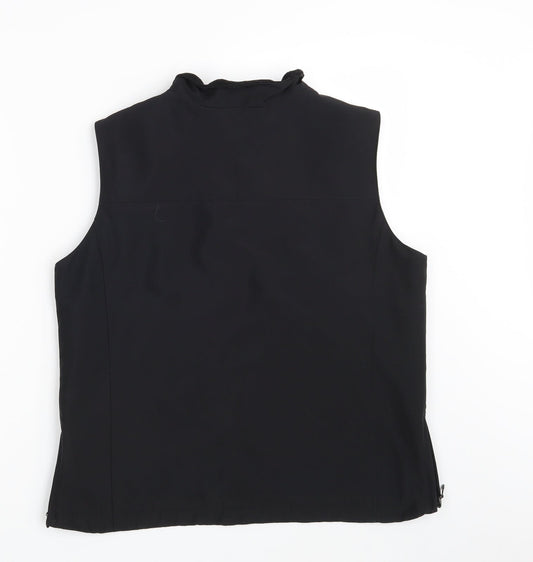 Womens UK Size 14 NEXT Black Full Zip Jumper